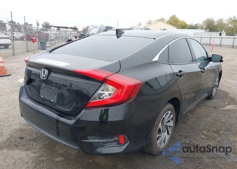 2018 Honda Civic Ex z USA, uszkodzony, nr VIN 2HGFC2F77JH543183